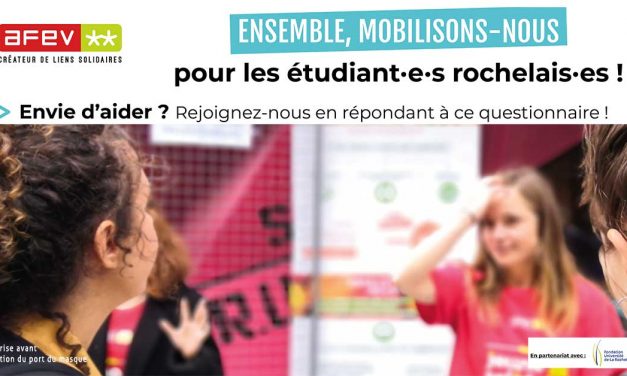 A La Rochelle, l’Afev centralise les aides aux étudiants