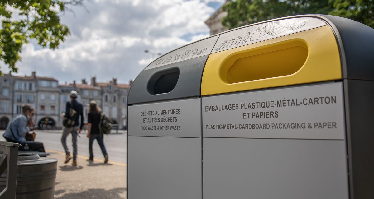 Mieux trier les déchets nomades, La Rochelle accueille la première expérimentation française