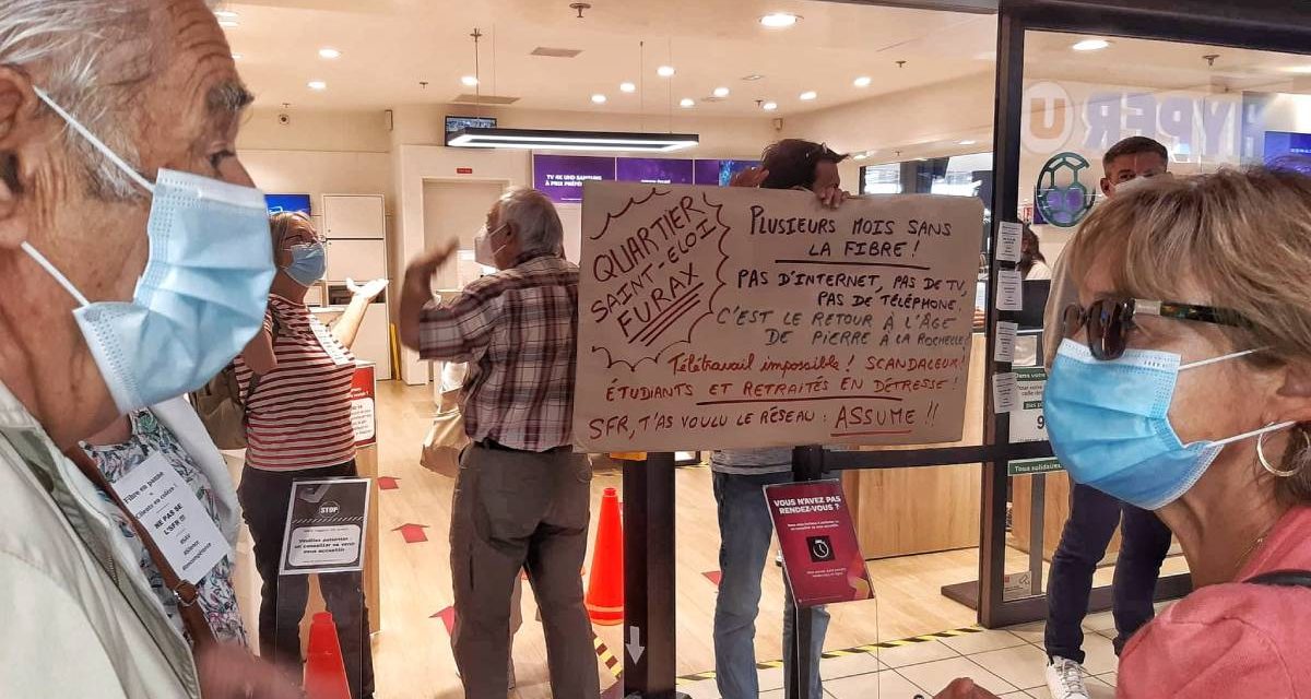 La Rochelle : des habitants du quartier Saint-Eloi en colère contre l’opérateur SFR