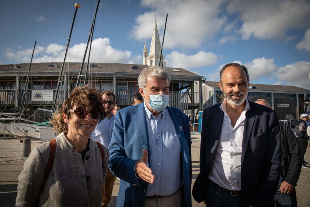 Edouard Philippe ancien premier ministre en visite à La Rochelle