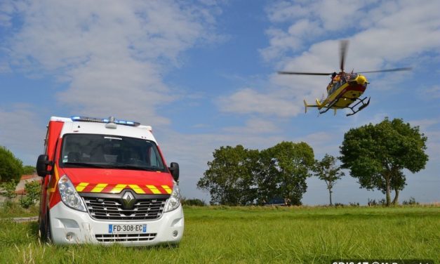 Charente-Maritime : un automobiliste héliporté à Poitiers