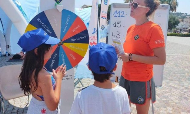 La tournée des mini sauveteurs à La Rochelle le 1er août