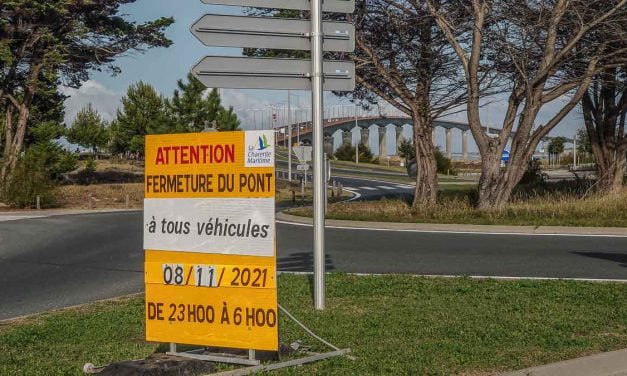Le pont de l&rsquo;île de Ré fermé au cours de la nuit du 8 au 9 novembre