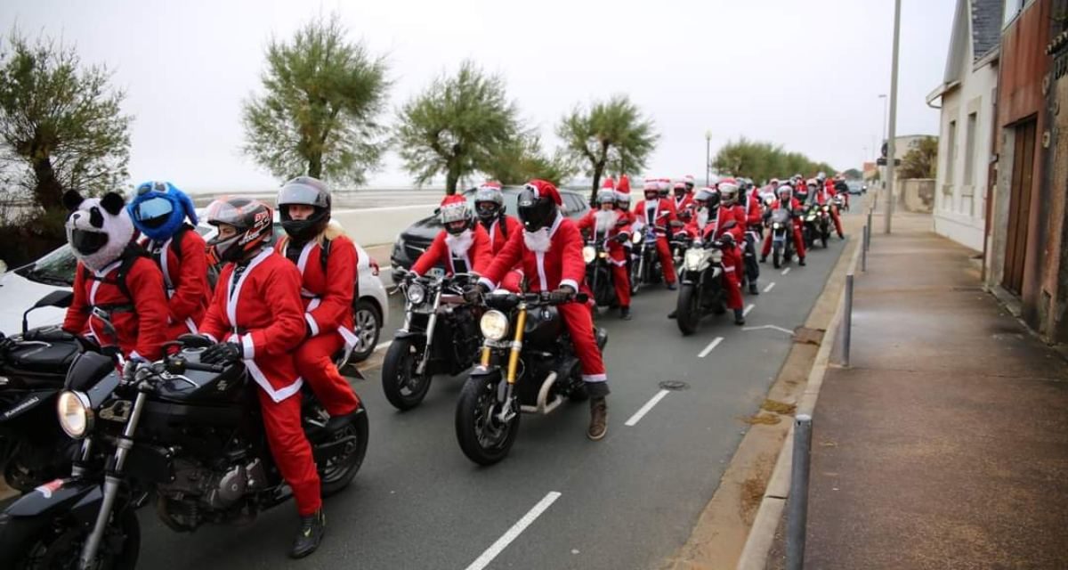 La Balade des Pères Noël à moto, c’est ce dimanche 19 décembre à La Rochelle