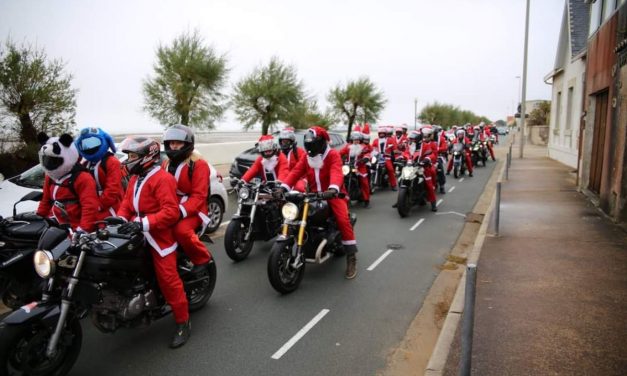 La Balade des Pères Noël à moto, c’est ce dimanche 19 décembre à La Rochelle