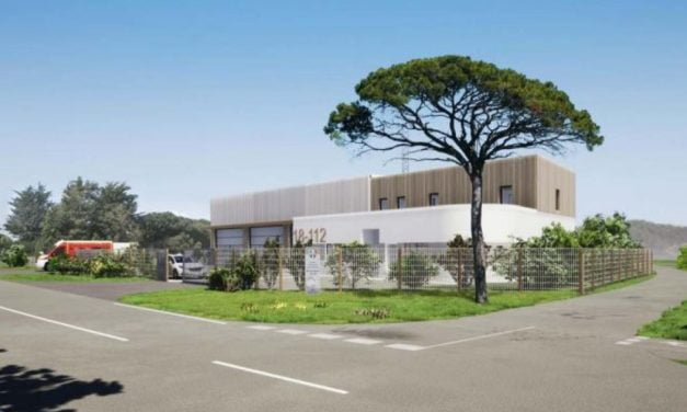 A Sainte-Marie-de-Ré, une caserne des pompiers en construction