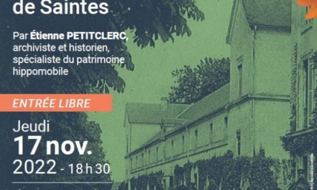 Haras national de Saintes : une conférence ce jeudi 17 novembre