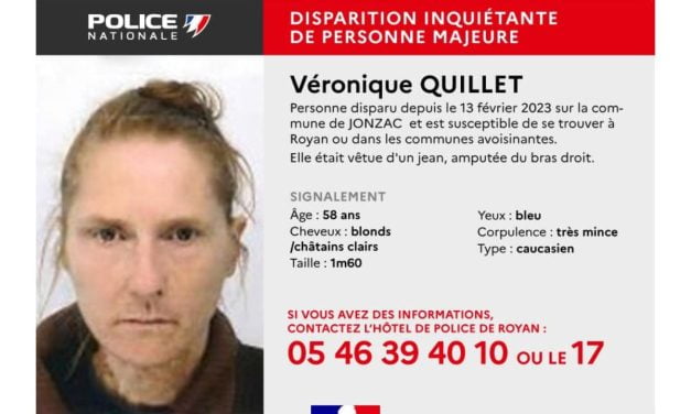 Charente-Maritime : une femme de 58 ans portée disparue