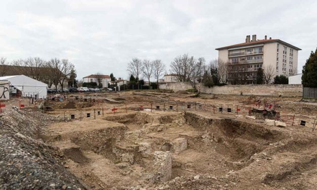 [PHOTOS]  Le futur CSC Christiane Faure à La Rochelle bientôt en construction : des fouilles archéologiques à proximité