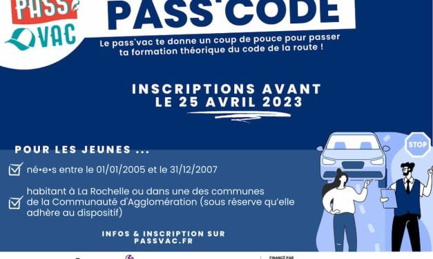Agglo La Rochelle. Une aide aux jeunes pour passer le code de la route moins cher