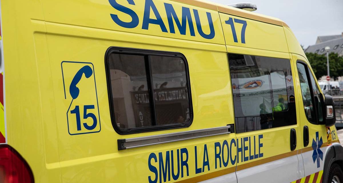 Charente-Maritime. Une ambulance accidentée : quatre blessés