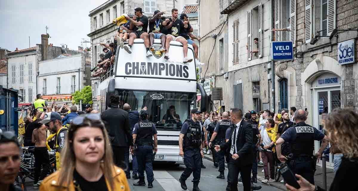 [GALERIE PHOTOS] LA ROCHELLE : PARADE DU BUS DE LA CHAMPIONS CUP