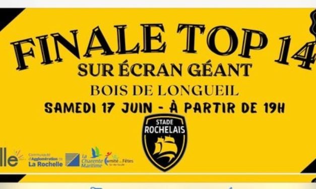 finale du Top 14 : un écran géant à Sainte-Soulle
