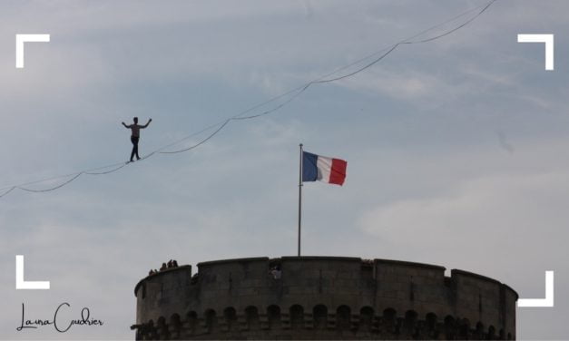 [Photos] La Rochelle : Nathan Paulin suspendu dans les airs