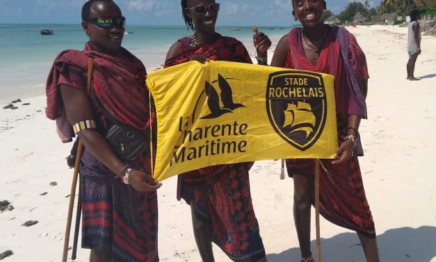 On trouve des fans du Stade Rochelais, même à Zanzibar