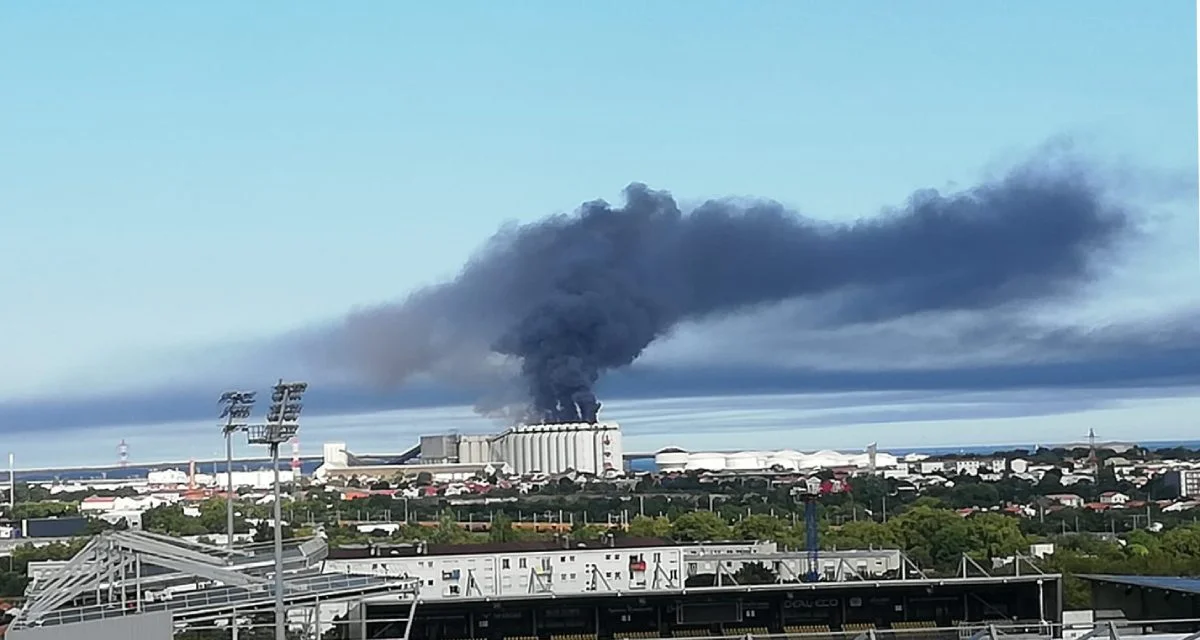 La Rochelle ce que l'on sait de l'incendie du site de silos