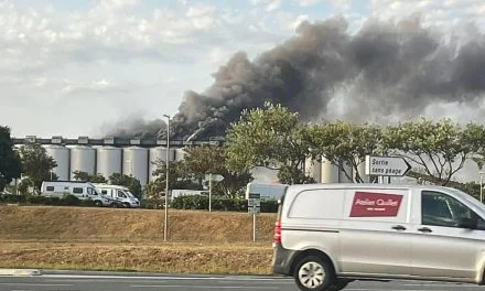 Incendie de silos à La Rochelle : des pompiers en renfort de toute la région