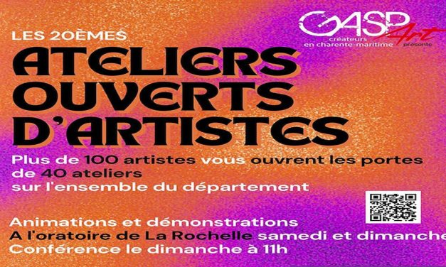Les ateliers ouverts d’artistes par GASPArt : 20 ans de créativité à La Rochelle