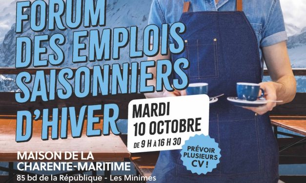 Un forum des emplois saisonniers proposé mardi 10 octobre