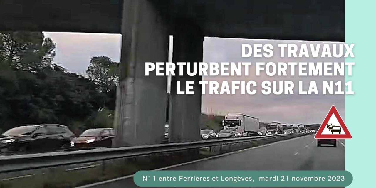 La Rochelle. Des travaux perturbent fortement le trafic sur la N11