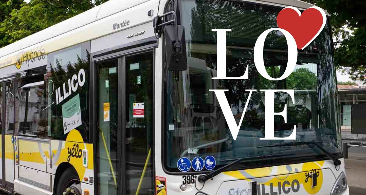 Les bus yélo se transforment en cupidons urbains 💘 pour la Saint-Valentin