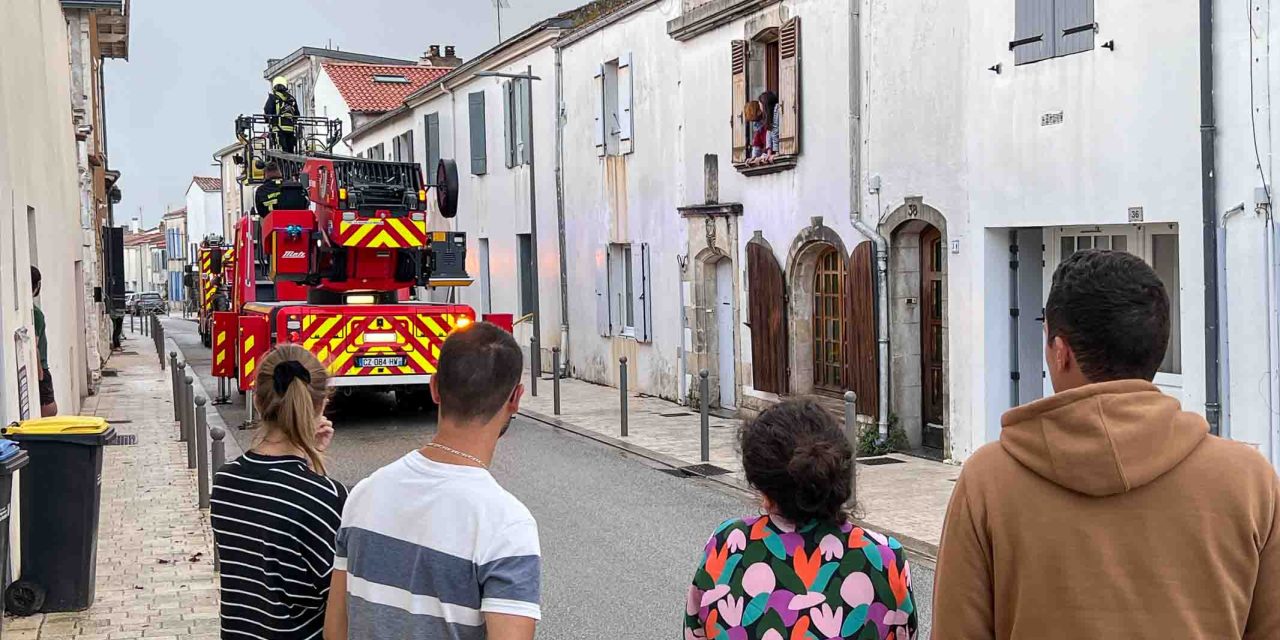 Un départ de feu mobilise les pompiers à La Rochelle