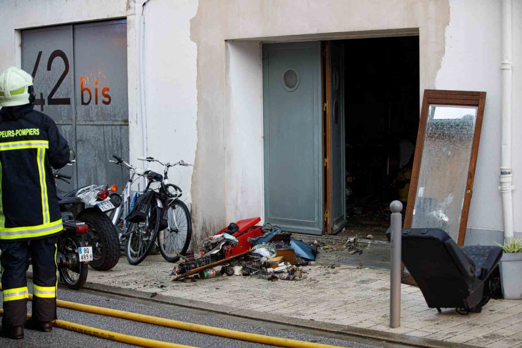 feu de garage maison