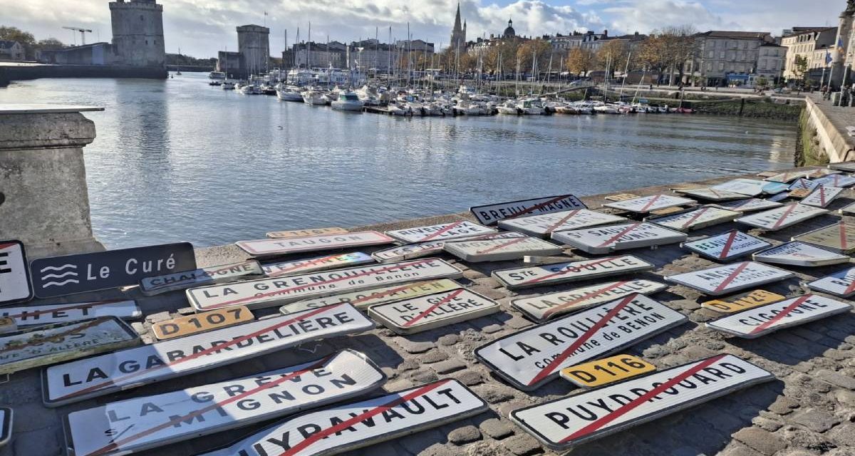 La Rochelle : on a retrouvé les panneaux d’entrée d’agglomération