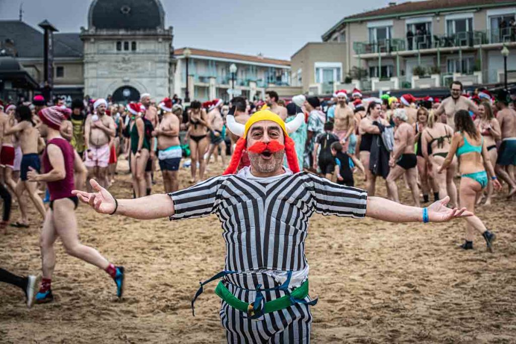 Astérix à la baignade des Banquisards