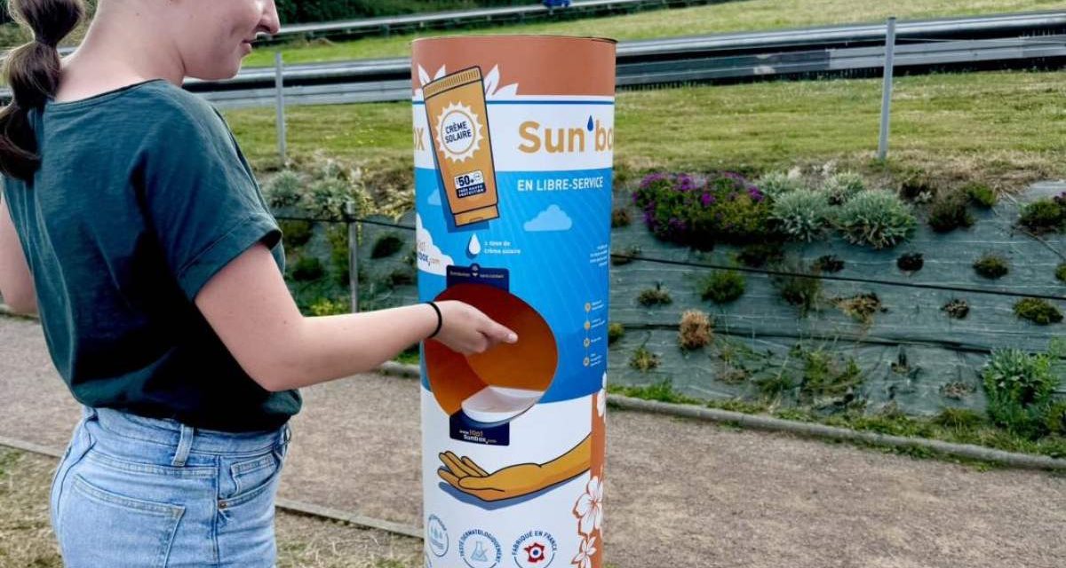 Gratuit et vital : de la crème solaire en libre-service à La Rochelle