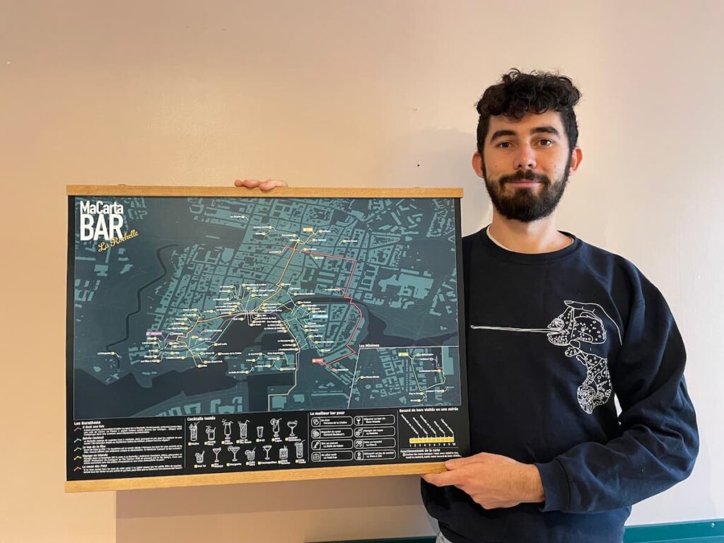 Carte des bars de La Rochelle