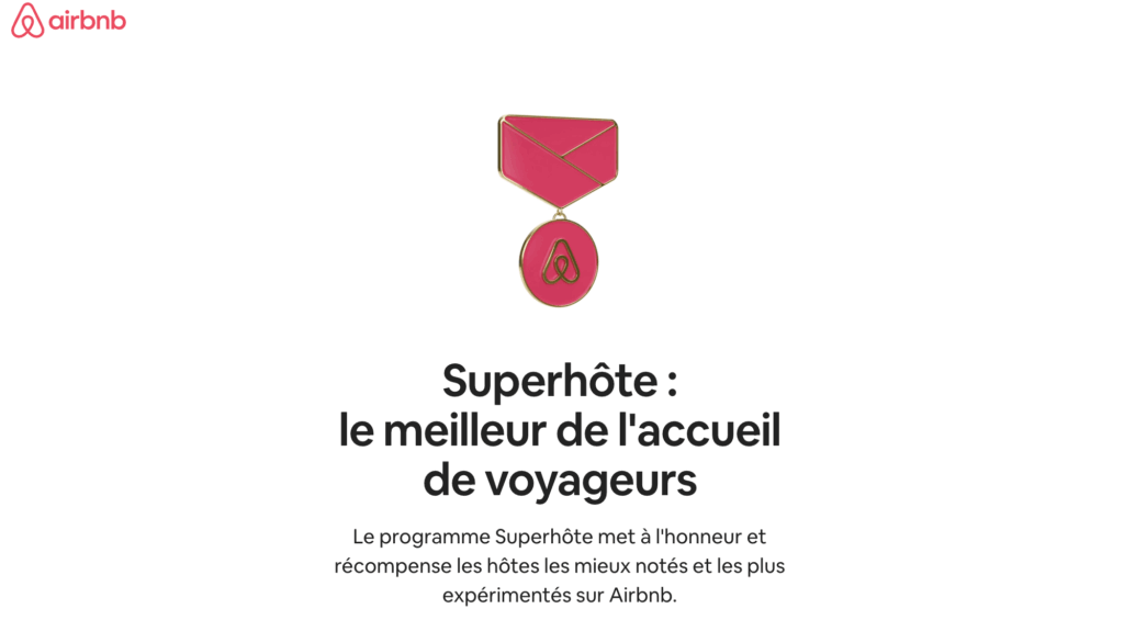 message superhost Airbnb