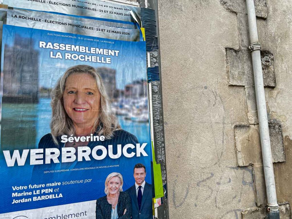 affiche municipales La Rochelle Séverine Werbrouck
