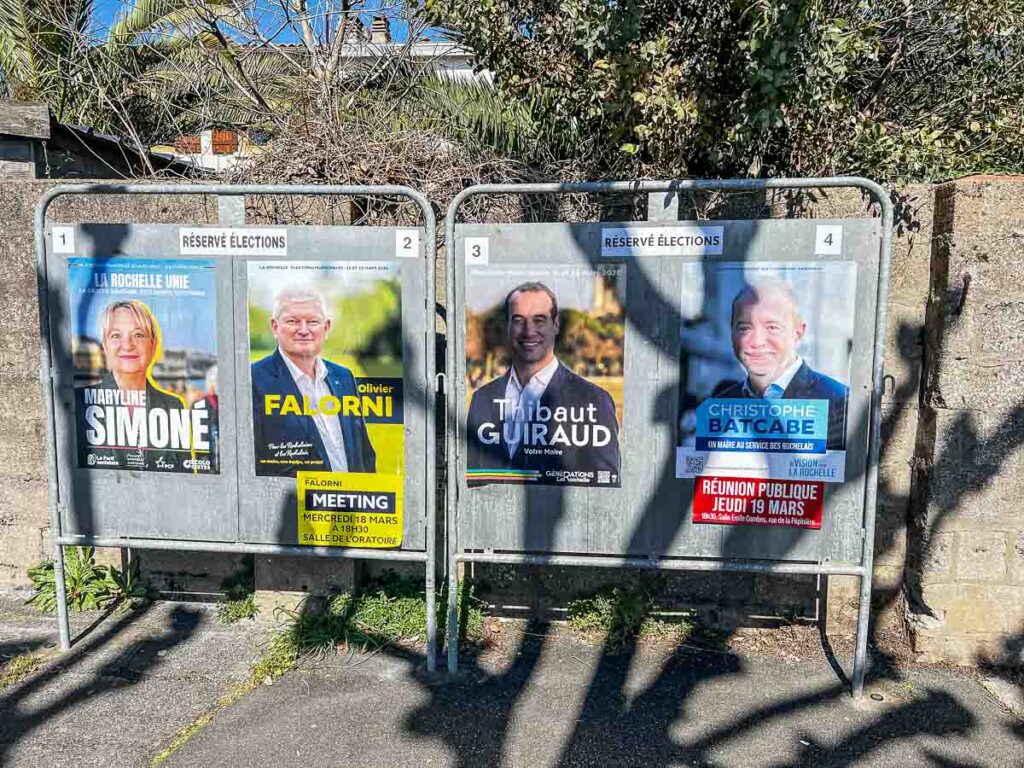 affiches élections municipales La Rochelle 