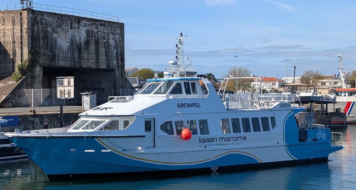 Les liaisons de la navette maritime, entre Boyardville et La Rochelle sont de retour