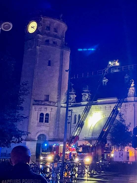 incendie gare de La Rochelle