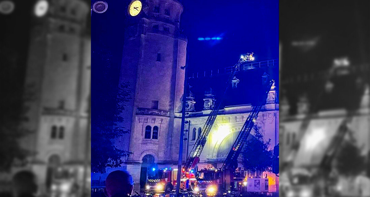 Incendie à la gare de La Rochelle : le feu rapidement maîtrisé, la charpente touchée