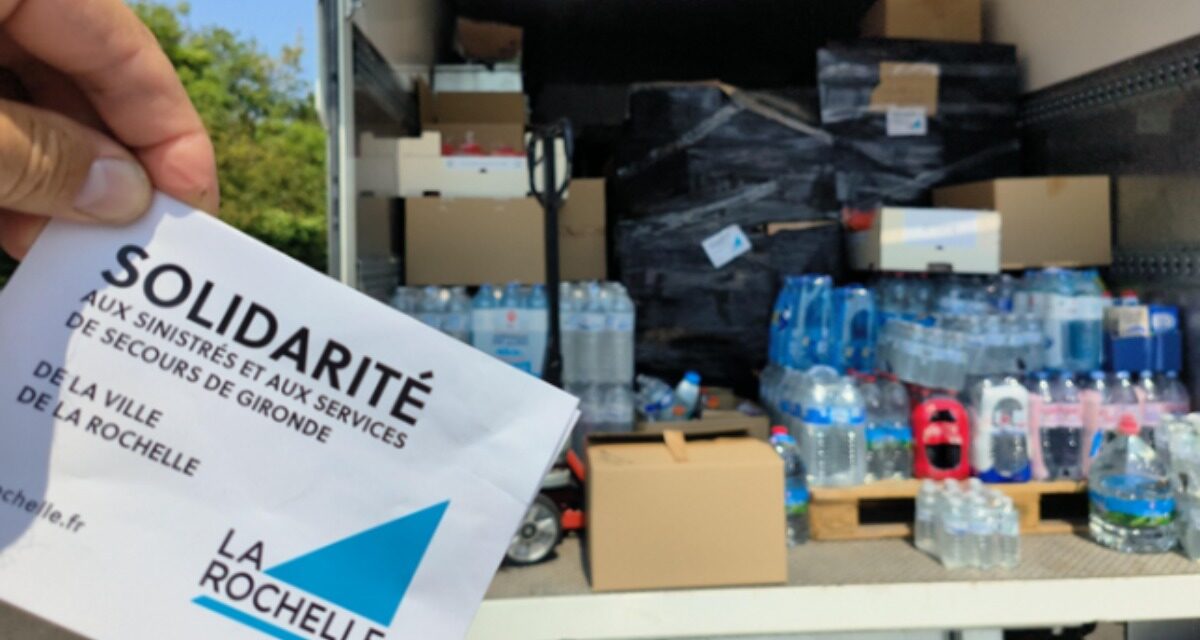 Incendies en Gironde : un bel « élan » de générosité à La Rochelle