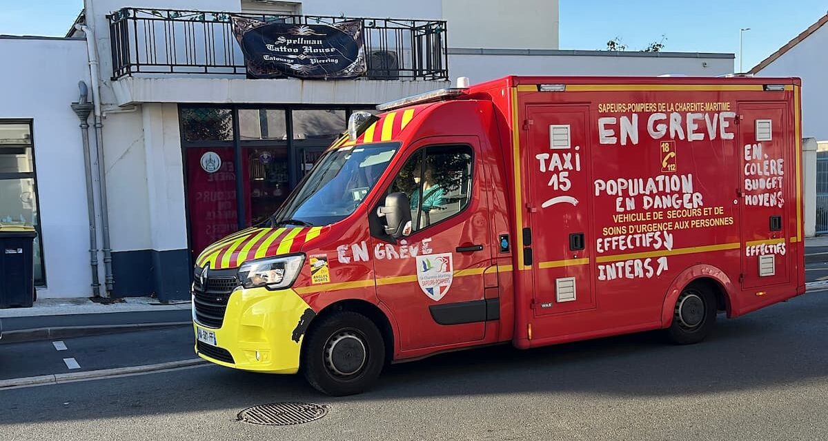 Grève des pompiers : le mouvement national se poursuit, la Charente-Maritime toujours mobilisée